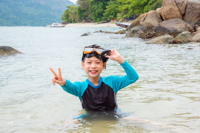 Tiga Tips Snorkeling Untuk Ranger Kecil